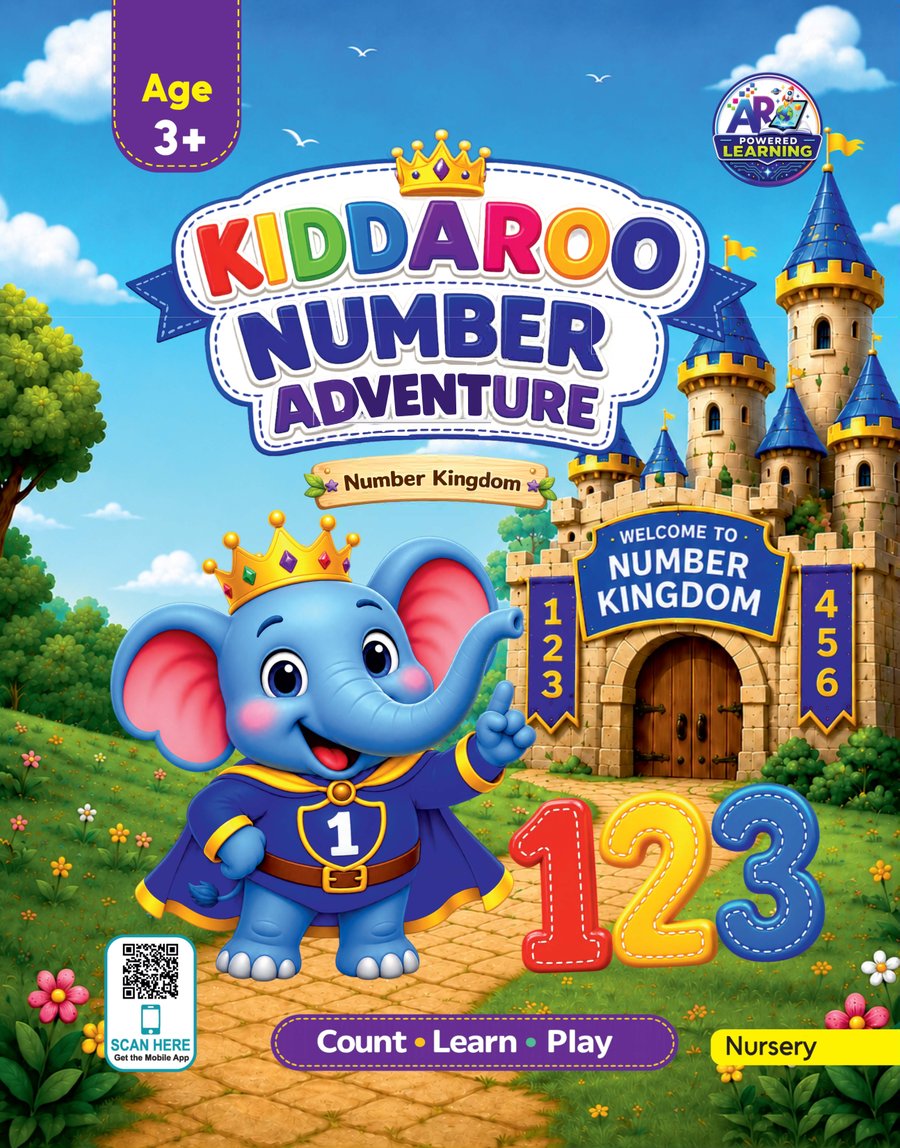 Kiddaroo Number Adventure book cover